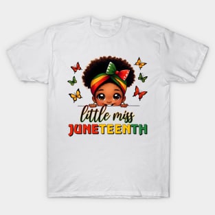 Little Miss Juneteenth T-Shirt